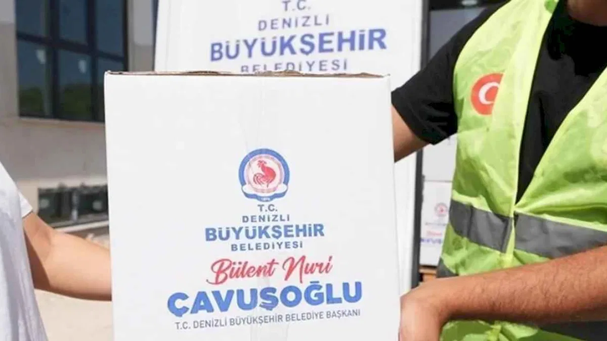 Denizli’de online gıda kolisi uygulaması başladı