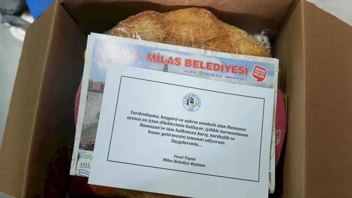 Muğla Milas Ramazan'da da ihtiyaç sahiplerinin yanında