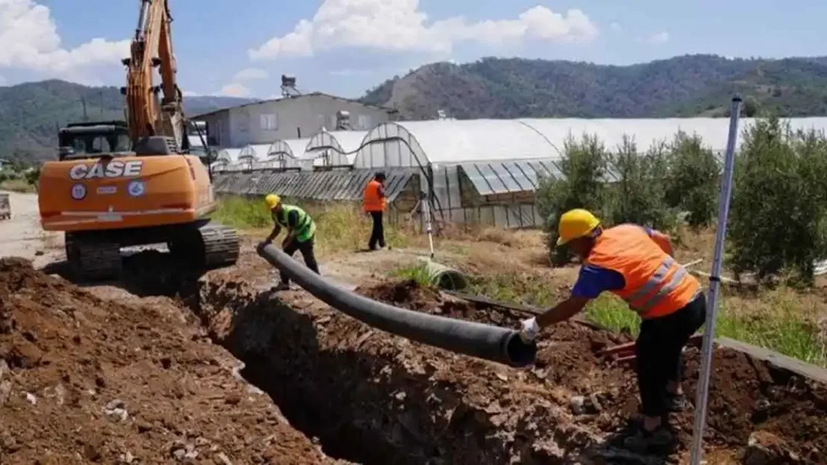 Muğla Fethiye Karagedik'in altyapısına yeni yatırım