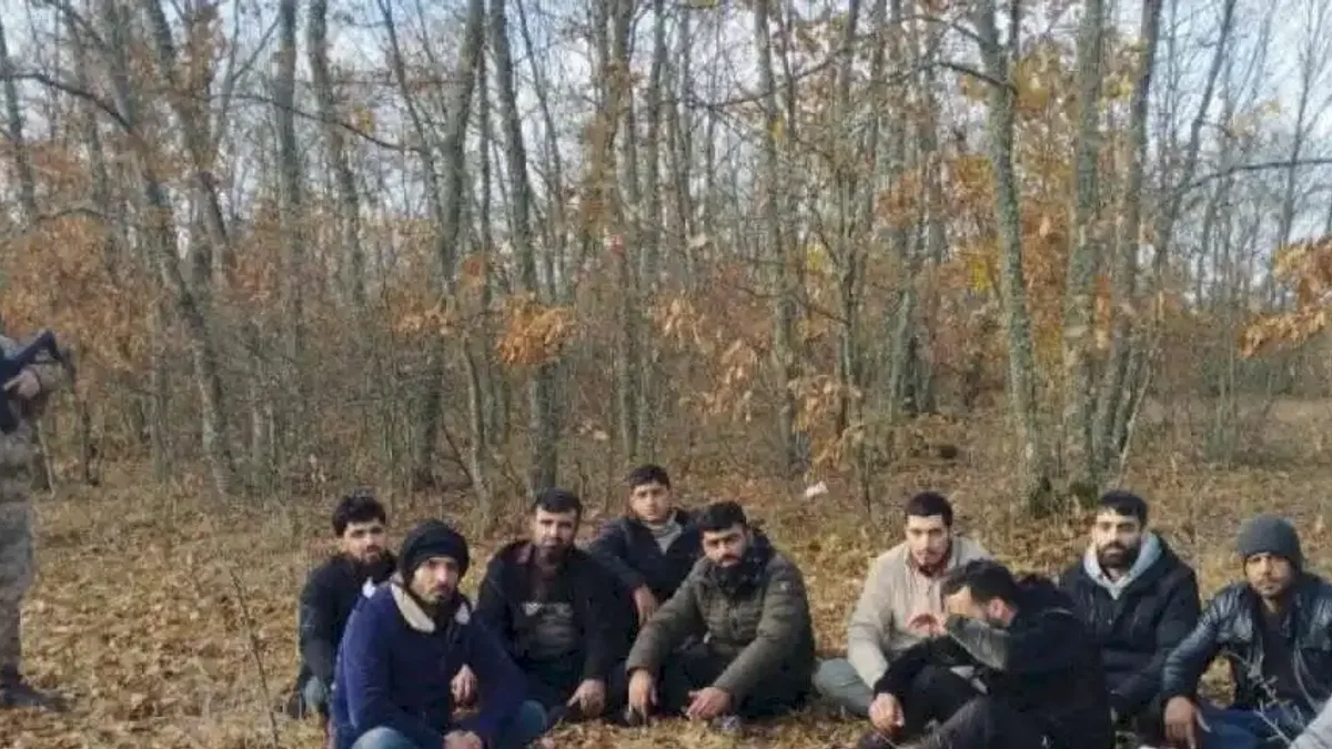 Edirne Jandarması, 1 haftada 262 kaçak göçmen yakaladı