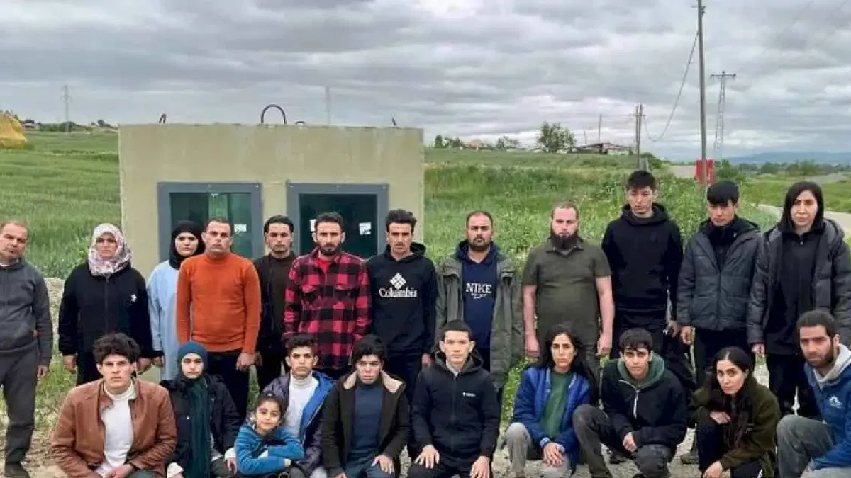 Uzunköprü’de 22 göçmen yakalandı