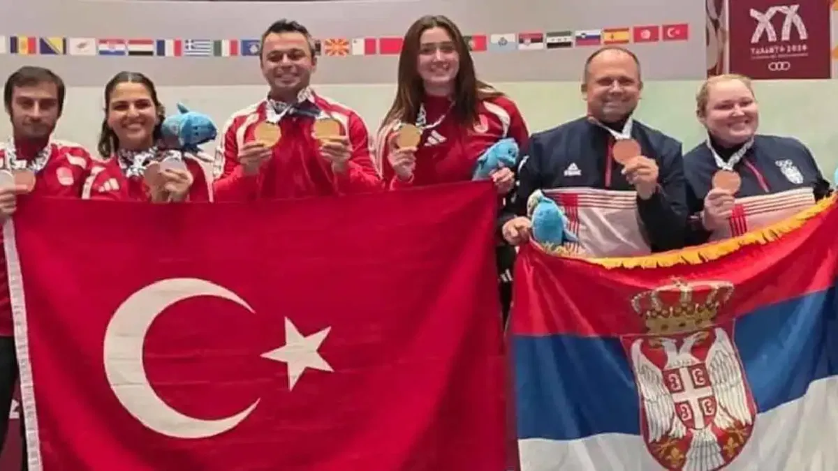 Jandarma sporcularından Akdeniz Oyunları’nda altın madalya