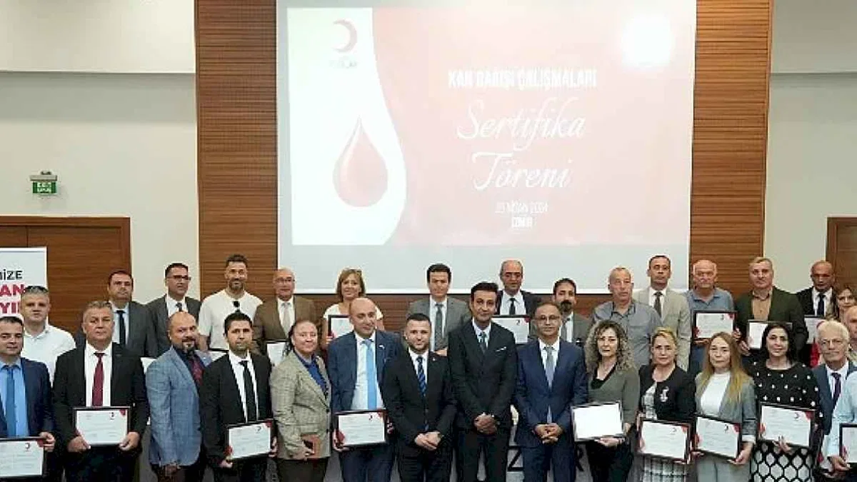 Kan Bağışı Çalışmaları Sertifika Töreni Gerçekleştirildi