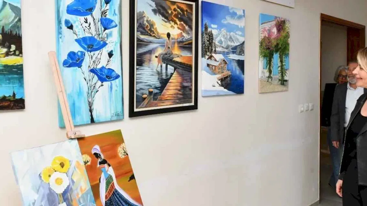 Kaklıç Sanat Akademisi’nin yıl sonu sergisi büyük ilgi gördü