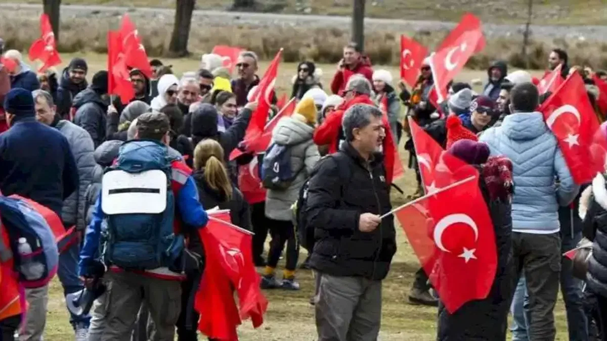 Başkentliler doğa yürüyüşünde buluştu