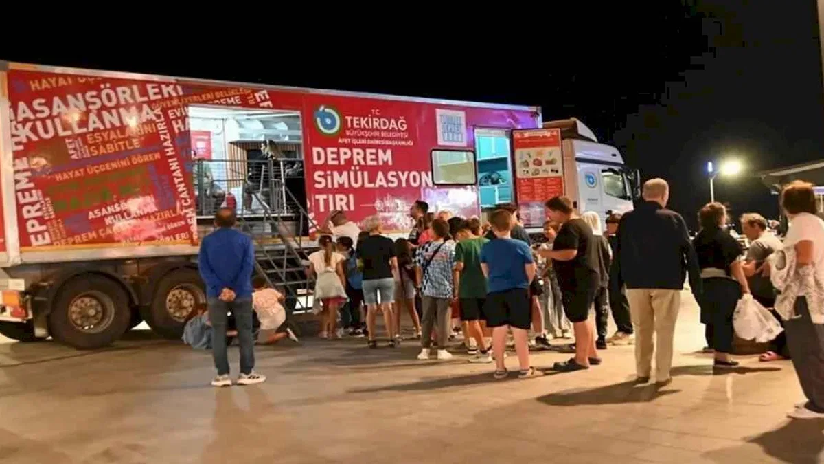 Tekirdağ'da deprem eğitimi seferberliği