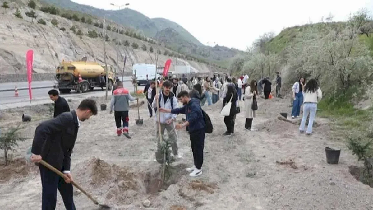 Kayseri Melikgazi'nin yeşil dokusu güçleniyor
