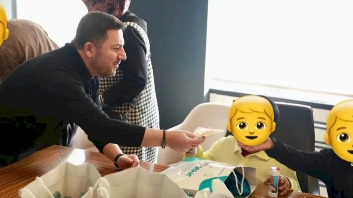 Nevşehirli çocuklara Başkan Amca'dan bayramlık