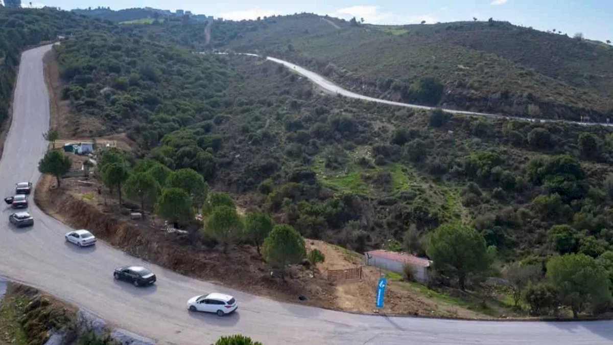 İzmir Güzelbahçe Payamlı yolu açıldı