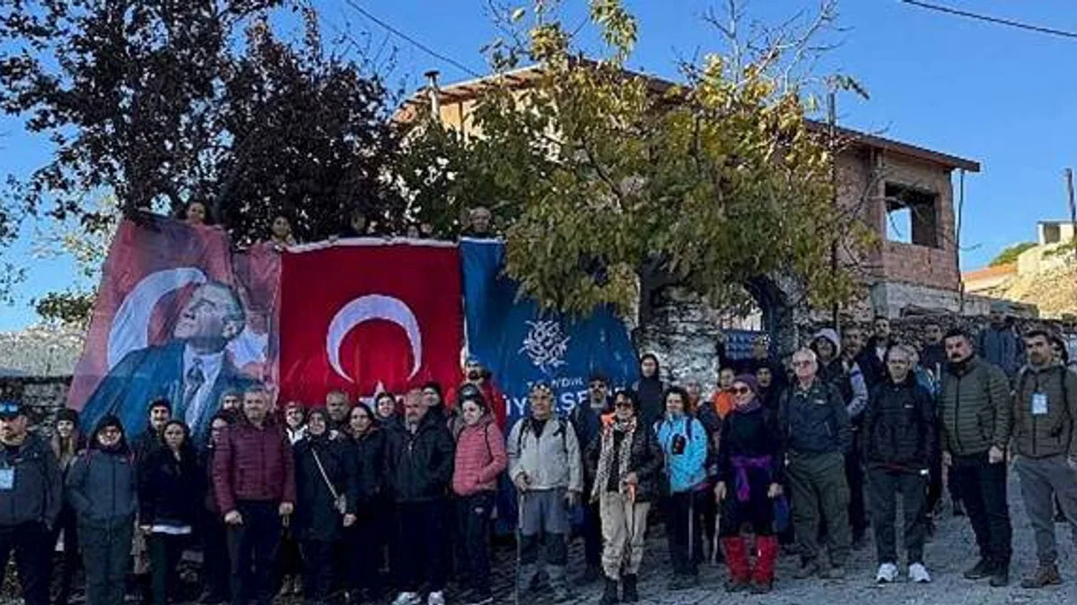 Aydın Büyükşehir Belediyesi'nin doğa yürüyüşleri devam ediyor