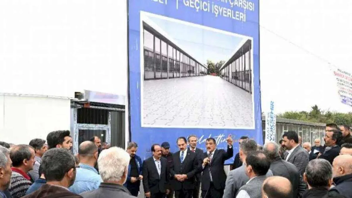 Malatya Bakırcılar Çarşısı'nda 18 iş yeri kurayla sahiplerini buldu