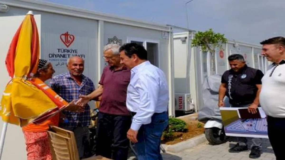 Bodrum'dan Hatay'daki dostluk kentine ziyaret
