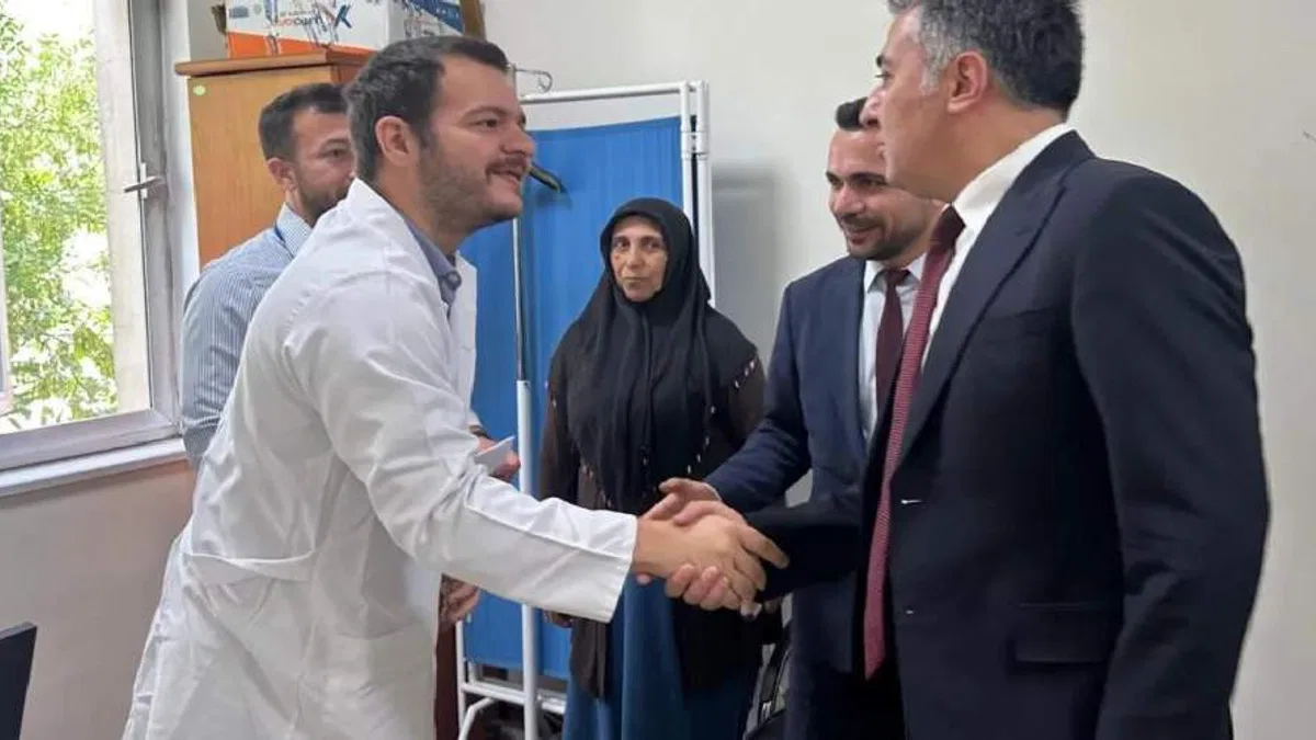 Batman Kozluk'ta sağlık hizmetlerine yakın mercek