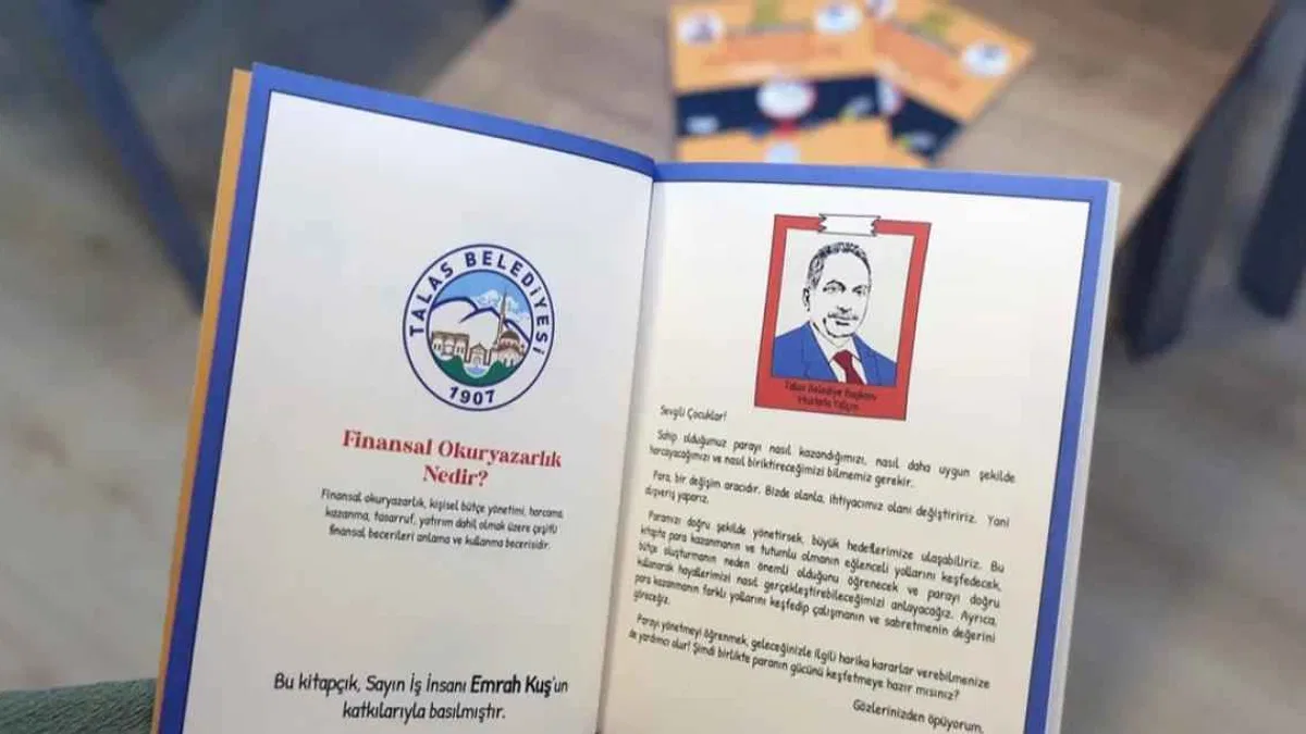 Kayseri Talas'ta çocuklara finansal okuryazarlık eğitimi