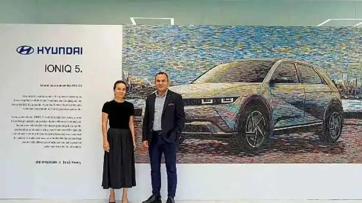 Hyundai Assan ve Deniz Sağdıç Sürdürülebilirliği Sanata Dönüştürüyor.
