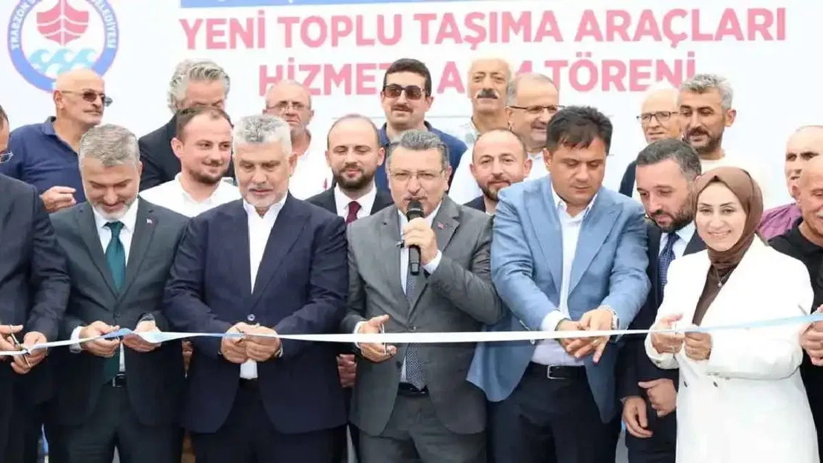 Trabzon büyükşehirin ulaşım filosu güçleniyor