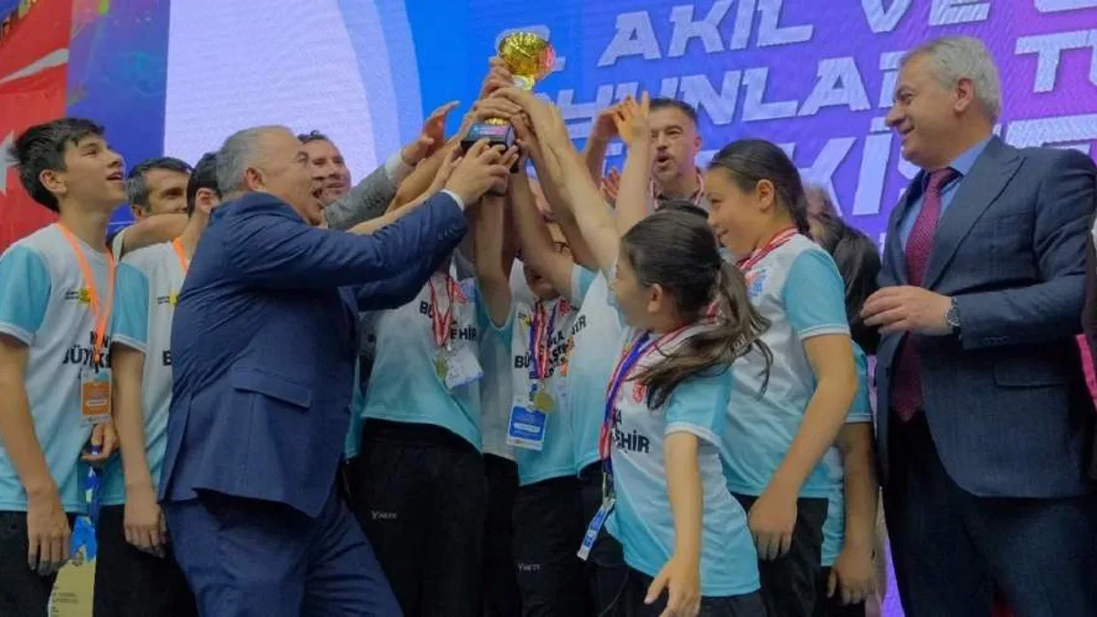 Konya Akıl ve Zekâ oyunlarında üst üste 3. kez Türkiye şampiyonu