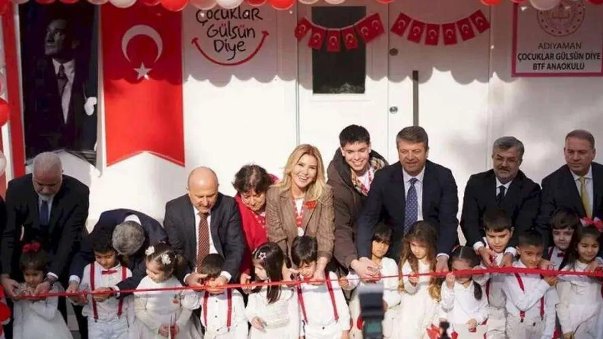Gülben Ergen 60. Anaokulu'nu Adıyaman'da açtı