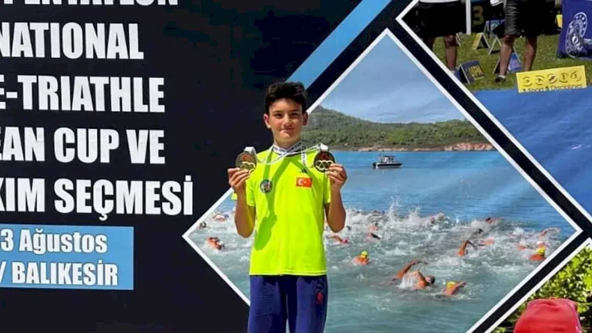 Muğlalı sporcu Kerem Batur Genç’ten çifte madalya