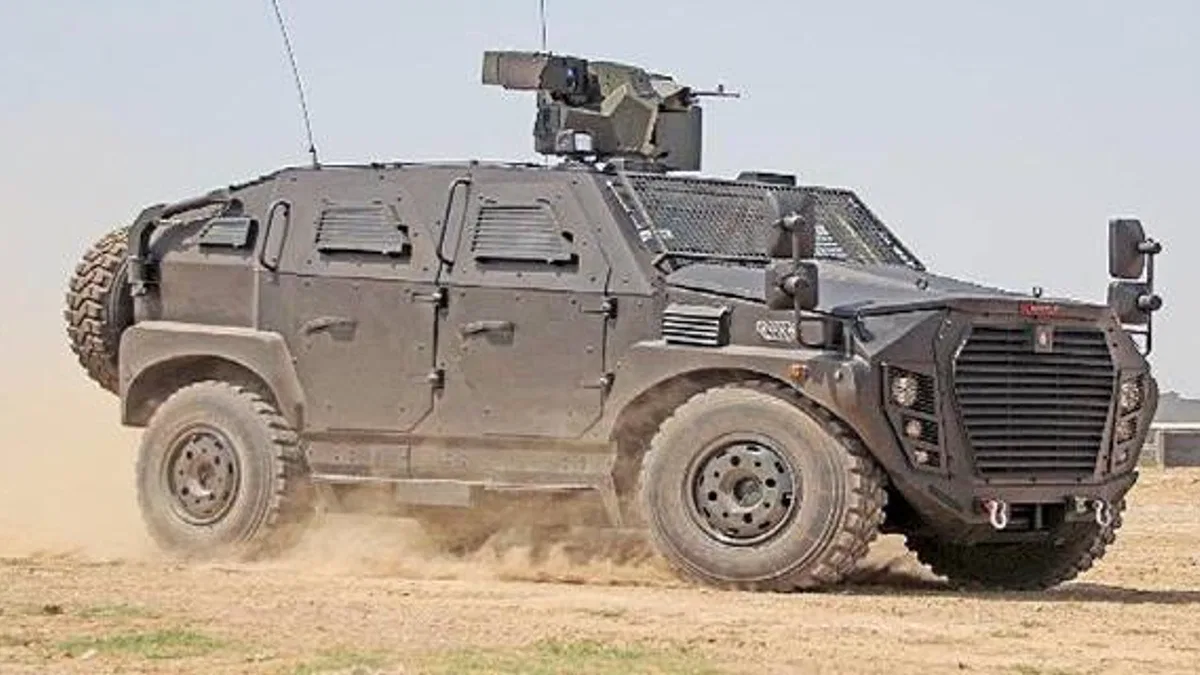 Katmerciler Zırhlı Araçlarıyla IDEF'23 Savunma Fuarında