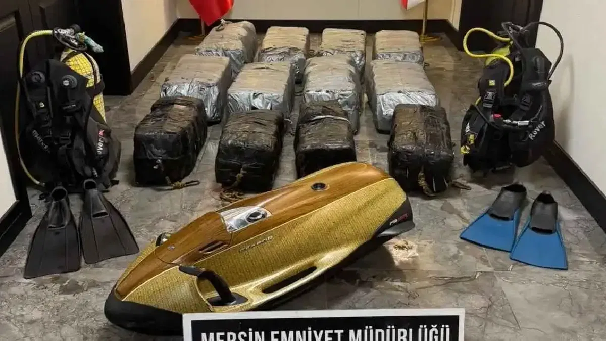 Mersin Limanı’nda gemiden 350 kilo kokain çıktı