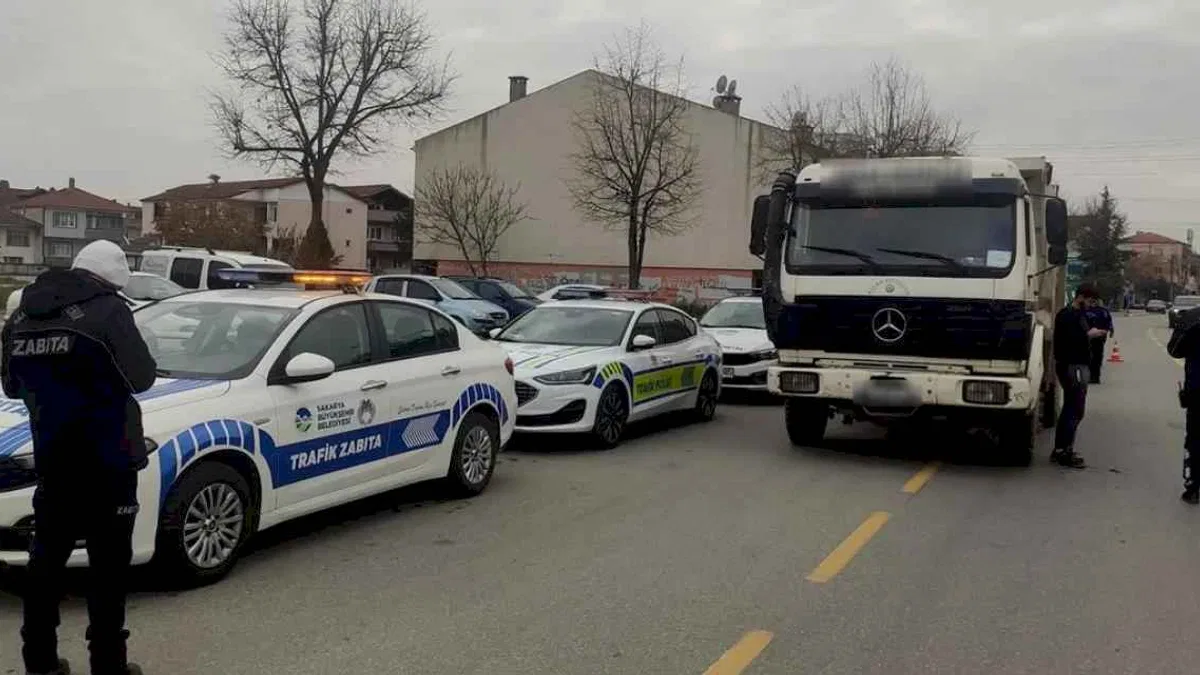 Sakarya'da 'ağır tonajlı' denetim