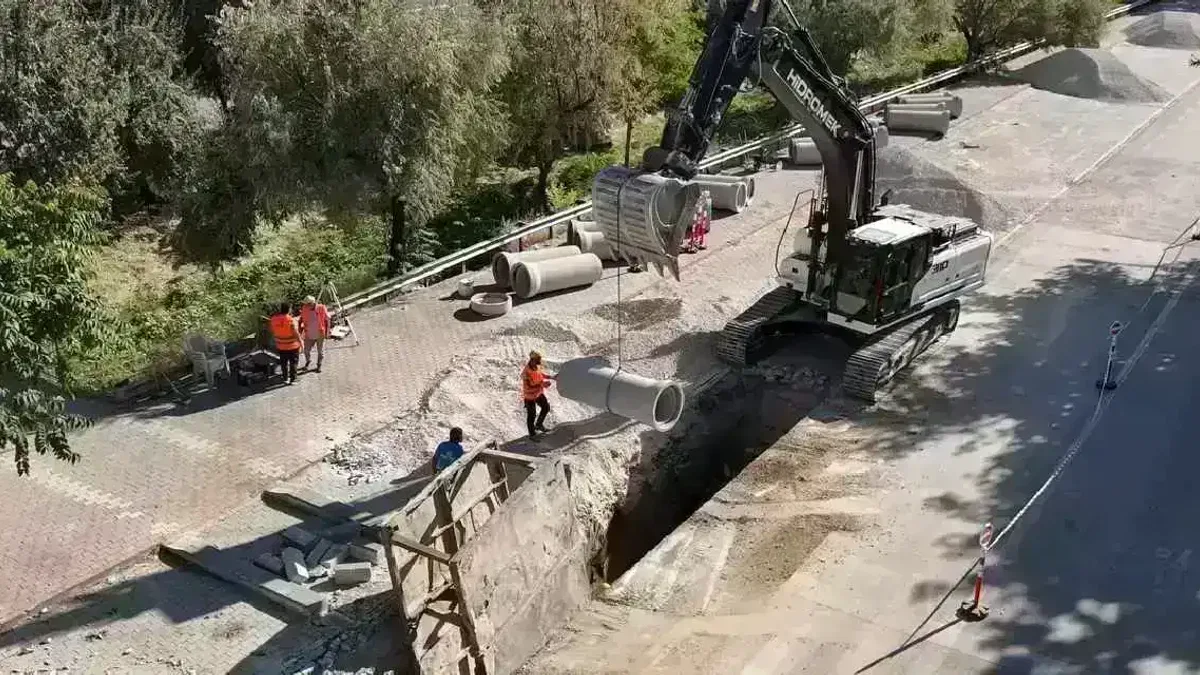 Konya'da taşkınlara karşı altyapı güçlendirmesi