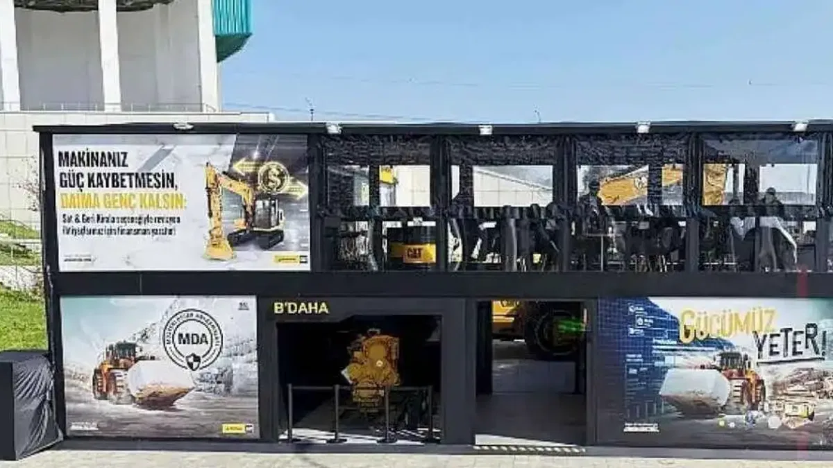 Borusan Cat, Marble İzmir Uluslararası Doğaltaş ve Teknolojileri Fuarı'nda sektör paydaşlarıyla buluştu