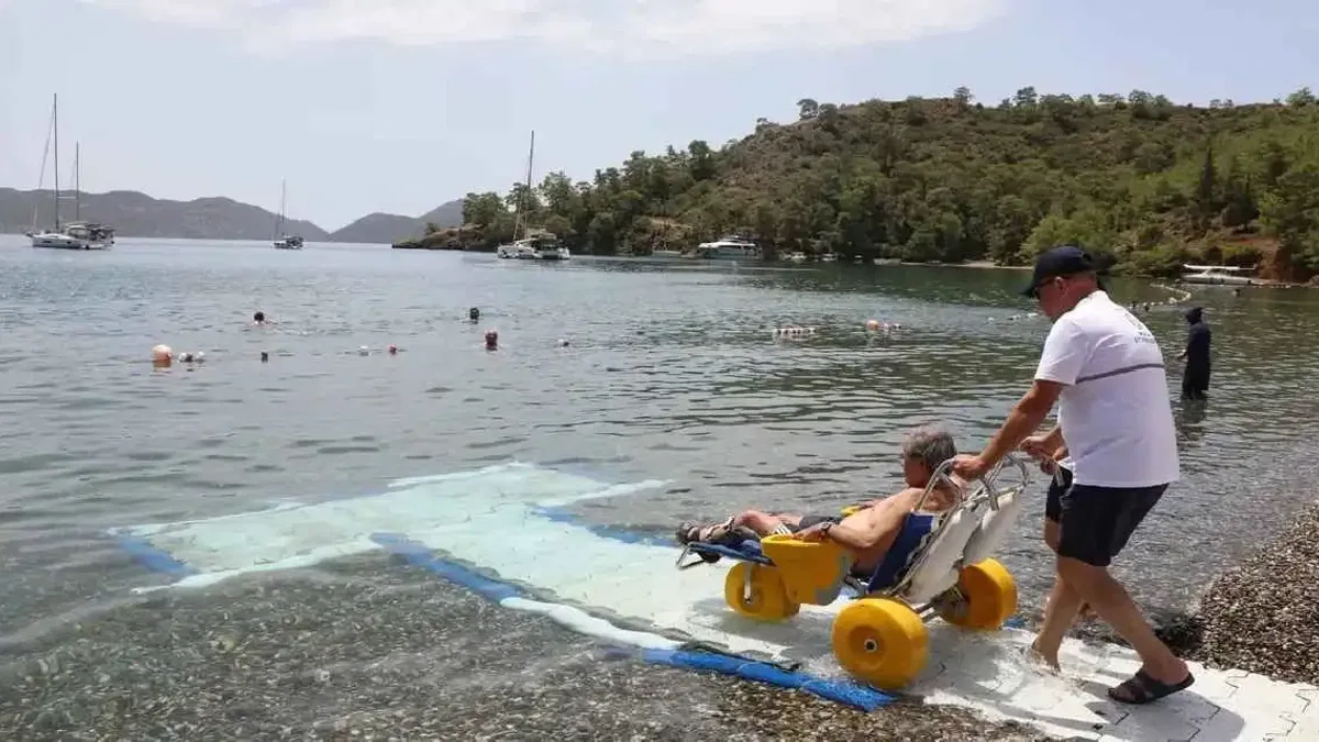 Muğla’da engelsiz deniz keyfi