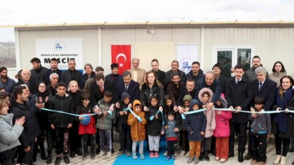 DEÜ'den Malatya'ya mescit desteği