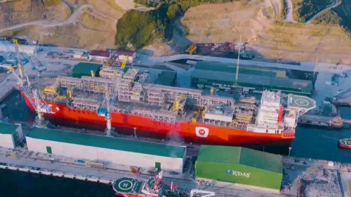 Türkiye’nin ilk yüzer üretim platformu 'Osman Gazi' 2026’da Karadeniz'de