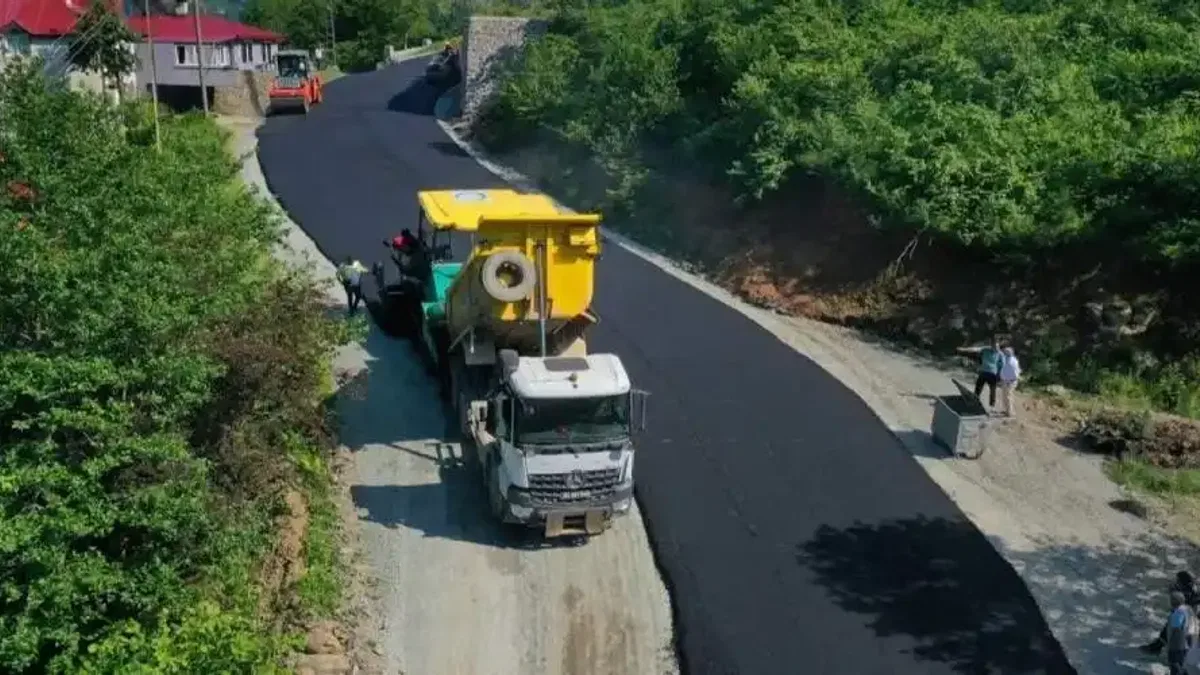 Ordu’da kırsal ulaşım yatırımları devam ediyor