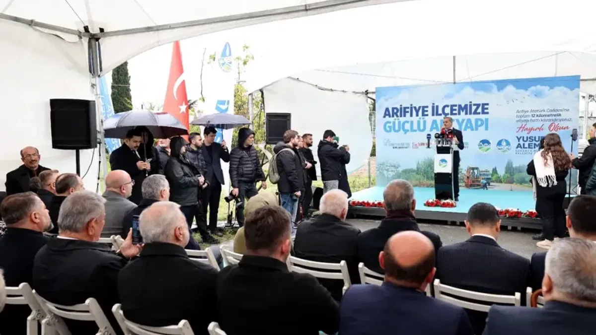 Sakarya Arifiye altyapısı için tarihi adım