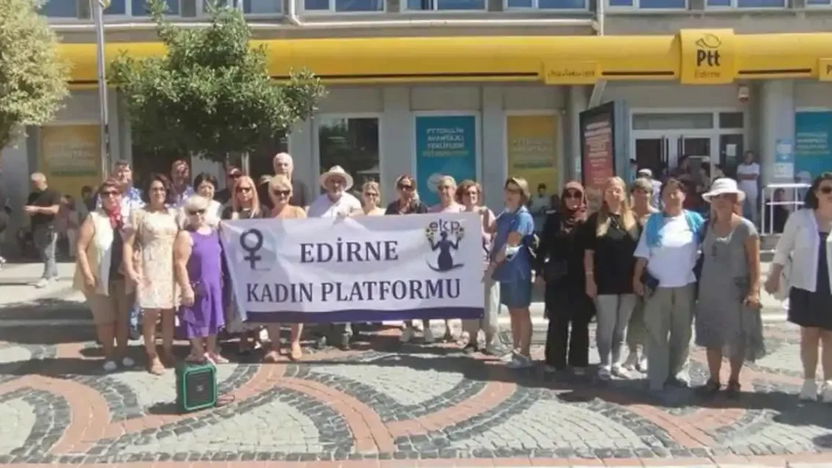 Edirne Kadın Platformu’ndan Narin Güran protestosu