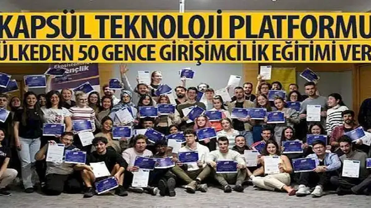 Kapsül Teknoloji Platformu 8 Ülkeden 50 Gence Girişimcilik Eğitimi Verdi