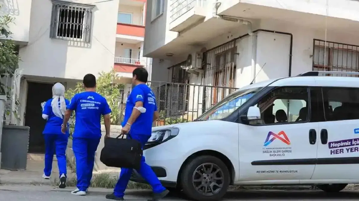 Mersin’de evde sağlık ve bakım hizmetleri vatandaşın yanında