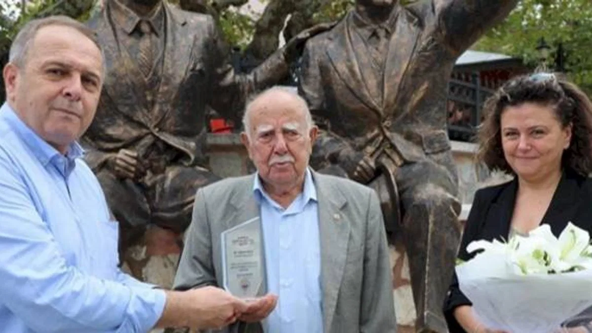 Bursa Gemlik’te en kıdemli zeytin üreticisi unutulmadı