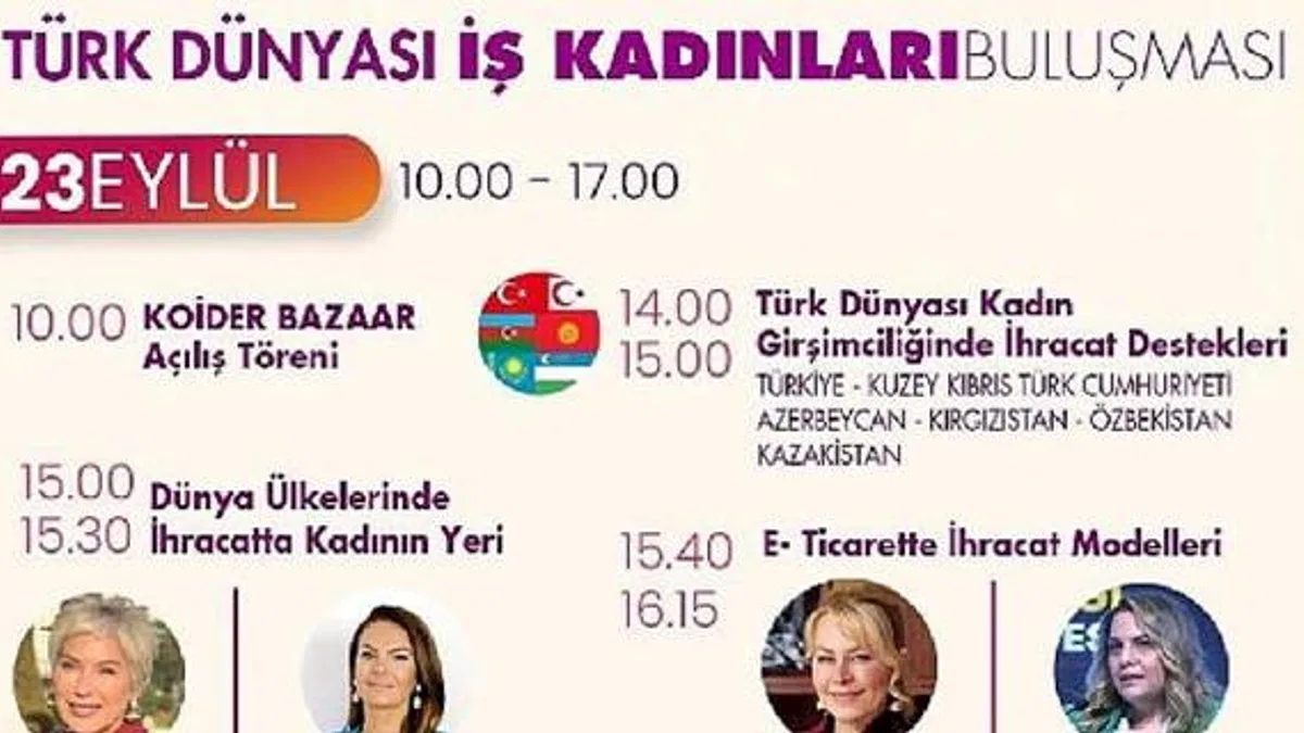 Türk Dünyasının Girişimci Kadınları Kocaeli'de Buluşuyor