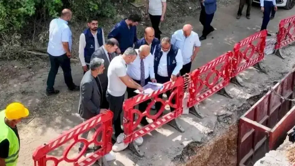 Malatya'da altyapı çalışmalarına yerinde inceleme