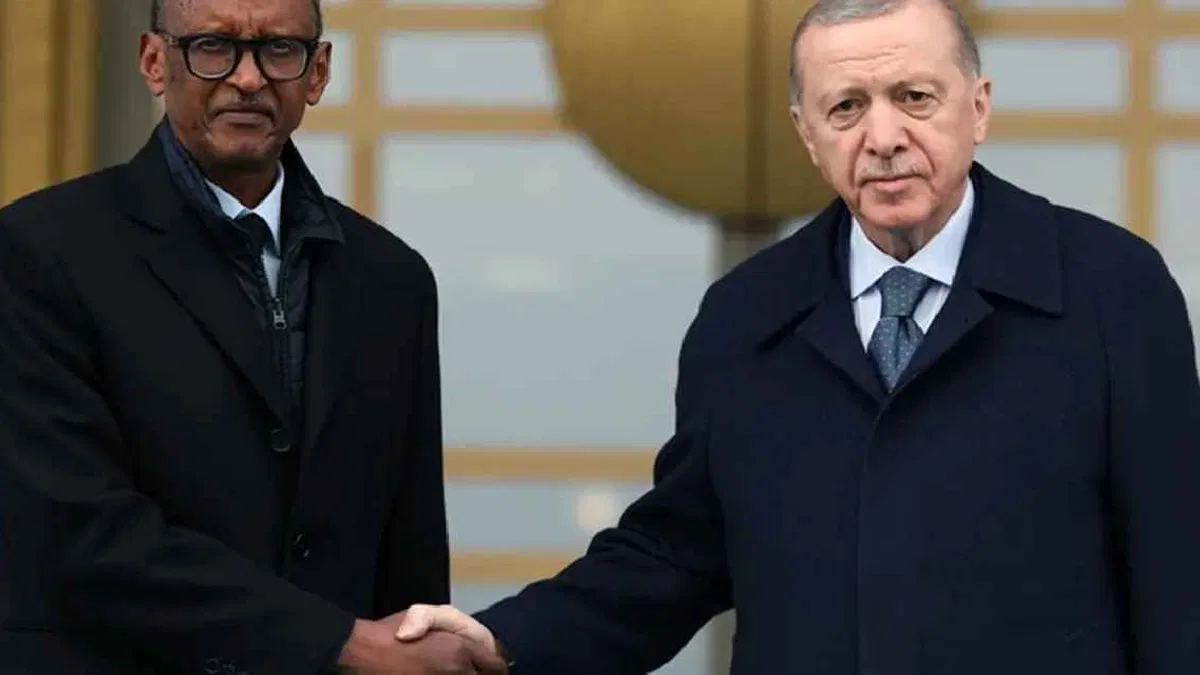 Cumhurbaşkanı Erdoğan ile Kagame ile görüştü