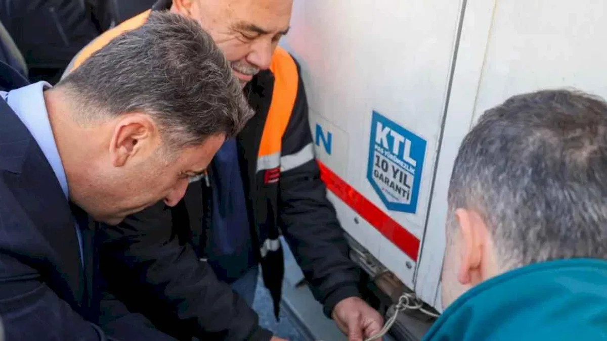 İlk tırın mühürlenmesi Vali Aygöl’den!