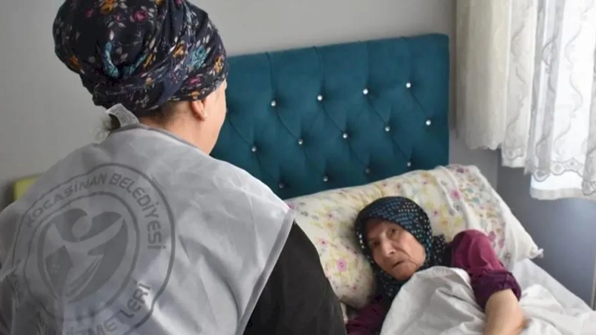Kayseri Kocasinan'da evde bakım hizmeti ara vermiyor