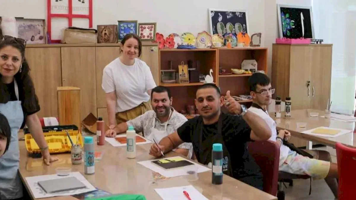 Engelsiz hobi atölyelerinde yaz dönemi başladı