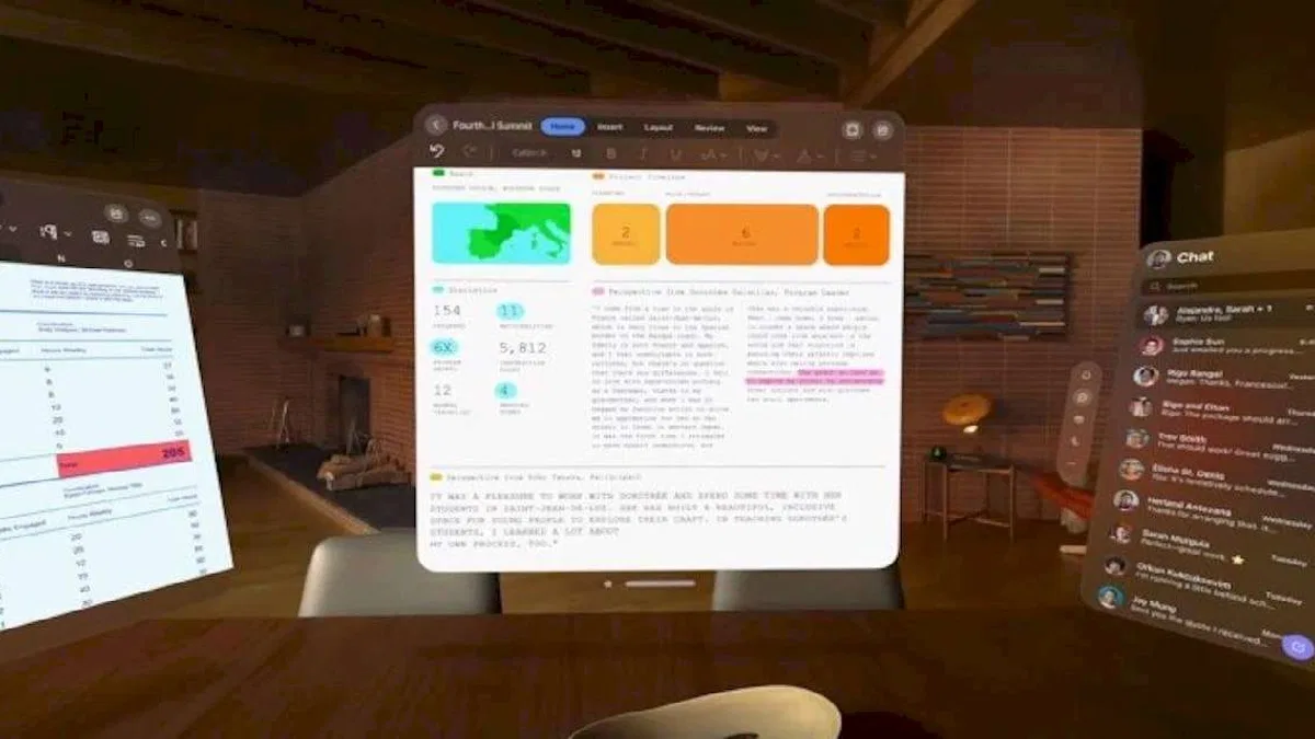Word, Excel ve Teams Apple Vision Pro İçin Hazır Olacak