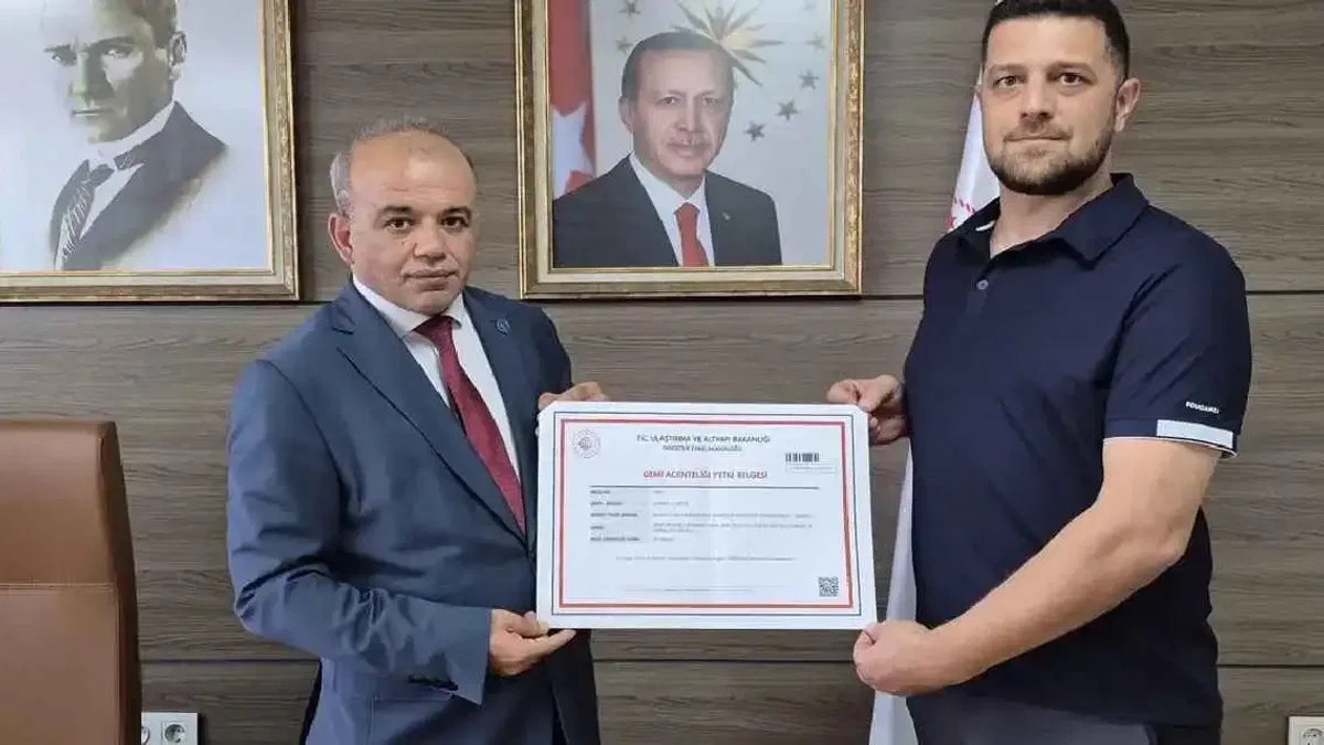 Gemi acenteliğinde yeni dönem... İlk A Sınıfı Yetki Belgesi verildi