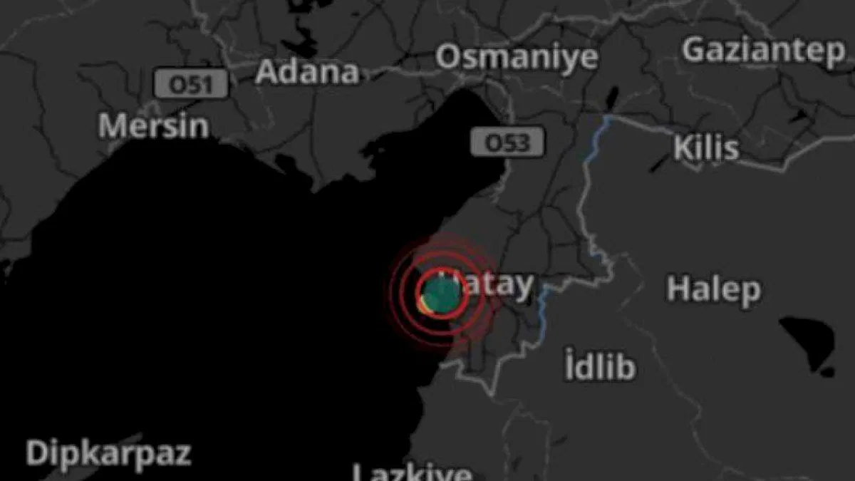 Hatay'da 4.2 büyüklüğünde deprem