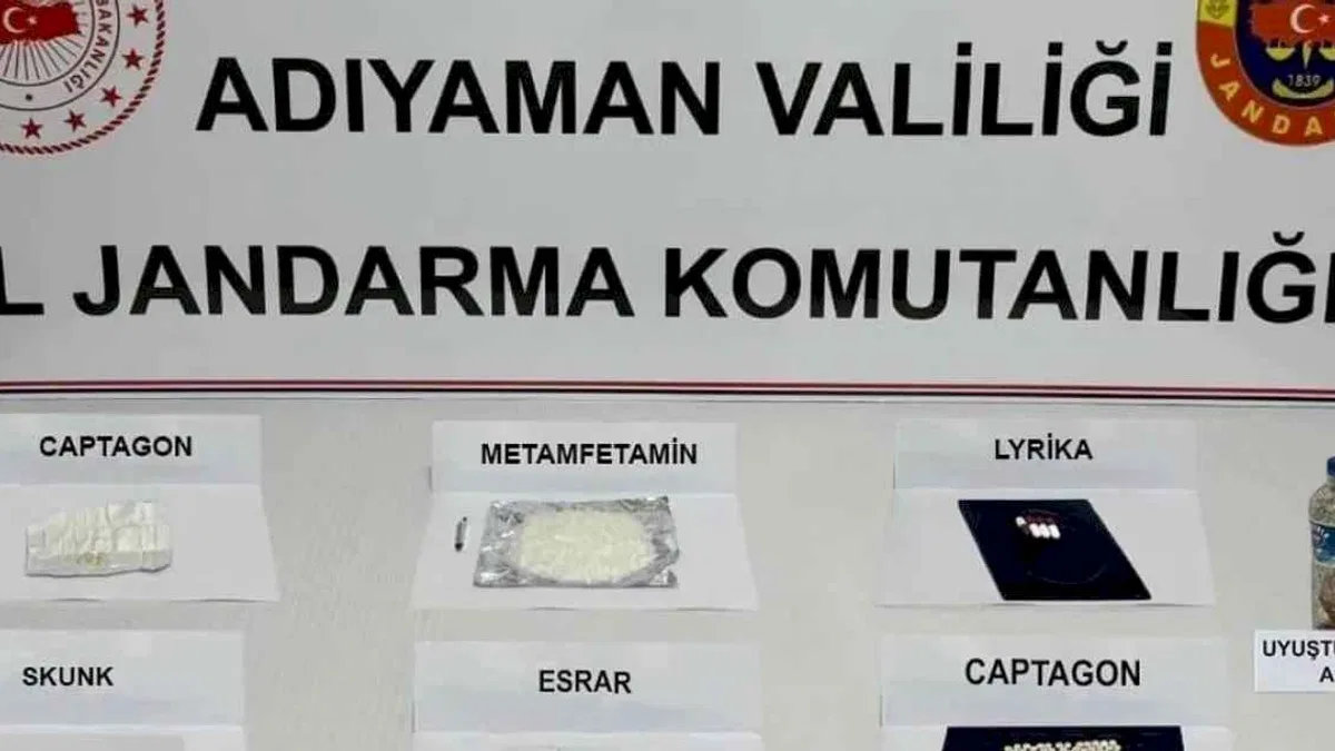 Adıyaman’da uyuşturucu operasyonu
