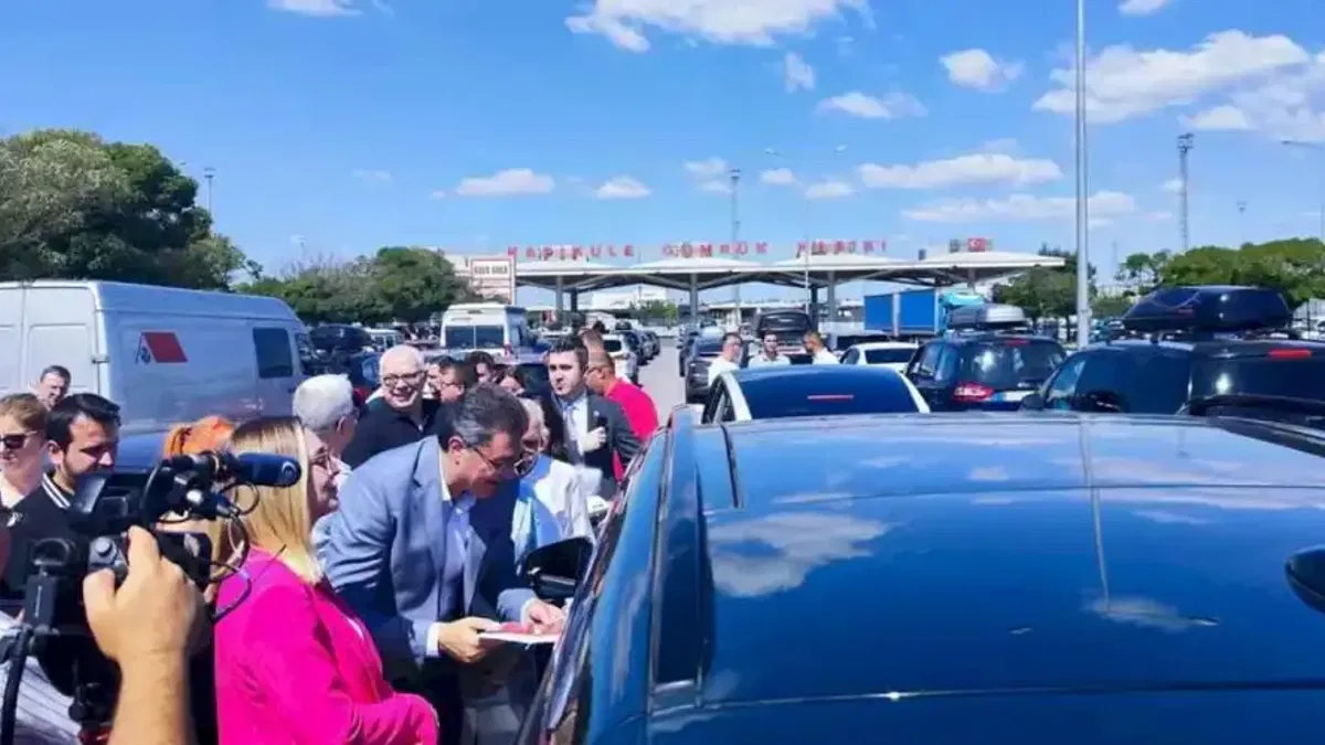 Kapıkule’de “Sıla Yolu” Projesi kapsamında gurbetçiler karşılandı