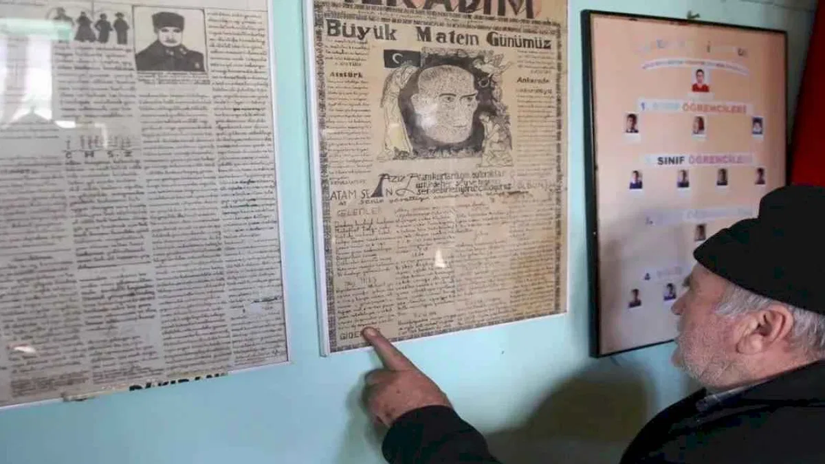 Kastamonu'da 87 yıl önce hazırlanan duvar gazeteleri tarihe ışık tutuyor