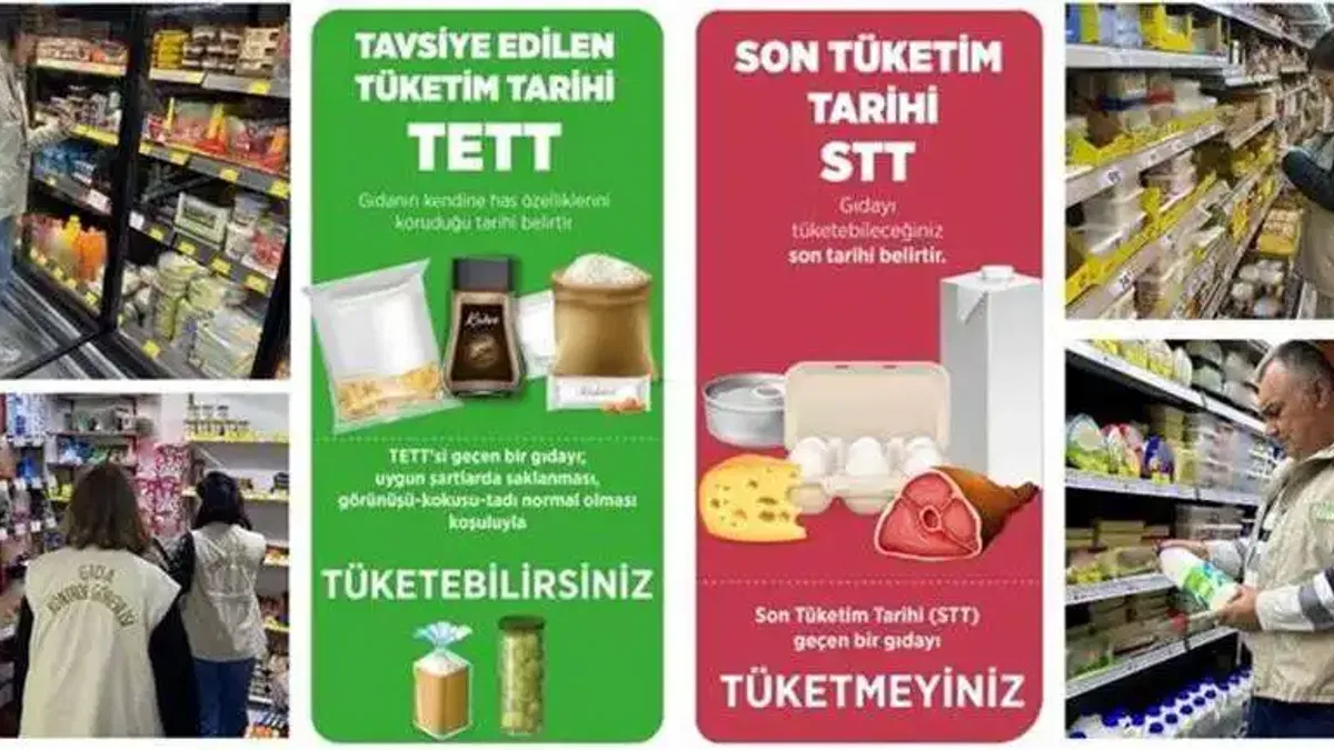 GPD’den tüketim tarihi açıklaması: 'STT' ve 'TETT' aynı şey değil!